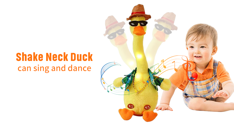 2021 New Talking Dancing Duck - 120 Songs, Customizable