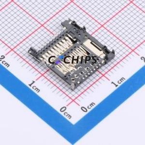 MT102031522 SD Card / Memory Card Connector SMD Connector Self-Return Type MicroSD Card (TF Card) 2.25mm - Product Image 2
