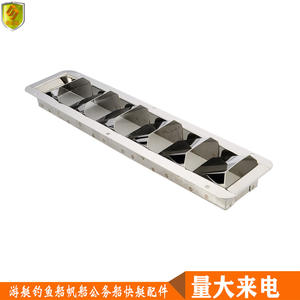 6-Compartment Stainless Steel Exhaust <b>Ventilation</b> Window Louvers Air Exchange Vents Heat Dissipation Holes Cover Mesh - Product Image 5