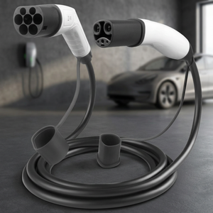 สายชาร์จรถยนต์ไฟฟ้า ST-E255 NACS EV 32A 5 เมตร แบบ Type 2 สำหรับรถยนต์ไฟฟ้า TESLA แบบปลั๊กอินไฮบริด ชาร์จเร็ว สำหรับรุ่น S/X/Y/3 - Product Image 3
