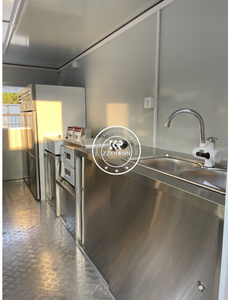 Remorque de restauration mobile entièrement équipée, chariots mobiles de bière, de crème glacée et de café, boutique de nourriture en plein air - Product Image 5