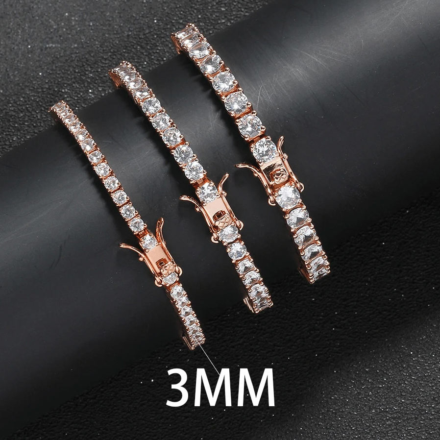 3MM Rose Gold