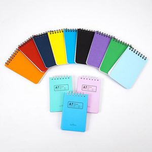 Cute Handmade Customized Stationery Notebooks <b>Journal</b> Colorful Spiral PU Leather Hardcover A4 Size Daily Note Students Custom - Product Image 4