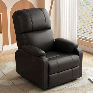 Fauteuil de relaxation massant inclinable individuel en cuir PU pour salon de luxe, mobilier de loisirs, cinéma maison - Product Image 1