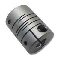 Accouplements flexibles en aluminium pour la transmission de puissance, accouplements à soufflet, accouplement d'arbre de servomoteur avec personnalisation OEM