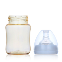 Tétine en silicone variable pour nourrissons, biberon d'alimentation 180 ml, biberon en PPSU pour bébé