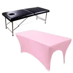 High Quality Custom Design Table Cloth Spandex Lash Massage Bed Cover Beauty Bed Sheet