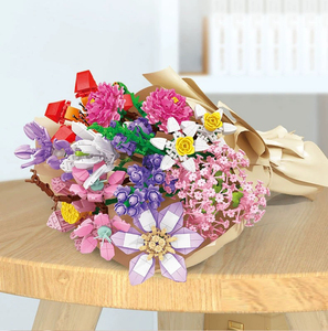 Diy Micro Flower Building <strong>Blocks</strong> Mini Bricks Particles Eternal Life Flowers Home Decoration Assembling Puzzle Toy Children Gift - Product Image 4