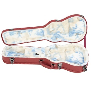New Fashion <strong>Red</strong> Tweed with Accessory Compartment Ukulele Case Concert Tenor Soprano <strong>Instrument</strong> Cases - Product Image 4
