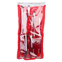 Lot de 6 tournevis marteau magnétiques CR-V, outils multifonctions en acier inoxydable avec poignée en PVC, étui rigide, personnalisable pour le bricolage, OEM Phillips