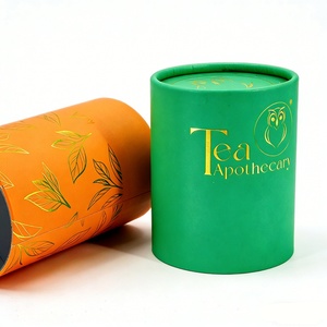 Tube en papier pour emballage de thé, tube en kraft, cylindre à thé, design classique haut de gamme, taille personnalisée, matériaux écologiques - Product Image 4