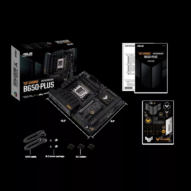 Computer Motherboard TUF GAMING B650-PLUS 4 X DIMM Socket AM5 Support AMD Processor Desktop Processor