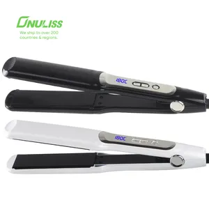 Short Hair Small Flat Iron Hair Straightener and Curling Iron in One