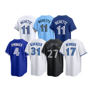 Camisetas de Béisbol al por Mayor 2025, Nuevas y Económicas, con Costuras Superiores, de los Toronto # 27 Guerrero Jr. # 11 Bichette # 4 Springer - Product Image 4
