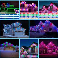 Fourniture directe d'usine DC 12v 30mm Étanche Adressable Smart Pixel Rgb Rgbw Permanent Extérieur Noël Led Point Lights