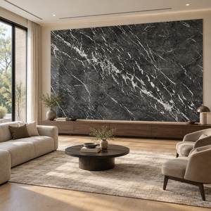 Natural Grigio Carnico <b>Marble</b> <b>Polished</b> Slabs for Villa Living Room Bathroom Walls Floors Modern Design Surface - Product Image 3