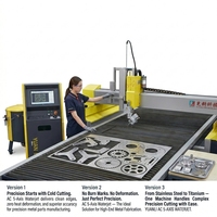 Machine de découpe à jet d'eau 5 axes YUANLI pour le granit avec système de contrôle CNC 380/415/220V multifonctionnelle