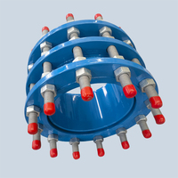 Raccord télescopique en acier au carbone avec tirants pour l'installation de vannes et de pompes