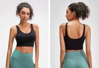 Soutien-gorge de sport pour femme 2026 Beautiful Back Fitness, haute résistance, antichoc, respirant, avec rembourrage amovible intégré et logo frontal
