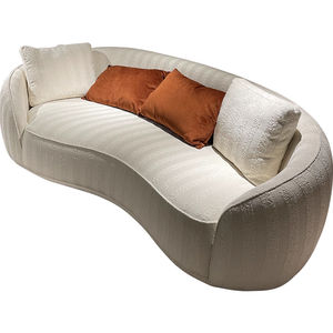 Ensemble de canapé modulaire sectionnel moderne de qualité avec éponge haute densité, tissu recouvert, pieds en bois - Meubles confortables pour le salon - Product Image 4