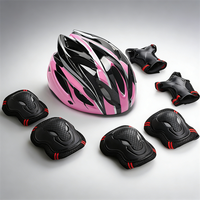 Ensemble de protections pour le sport : Casque en corne de bœuf, genouillères et coudières pour adultes et enfants, pour le roller et le patinage, vente en gros