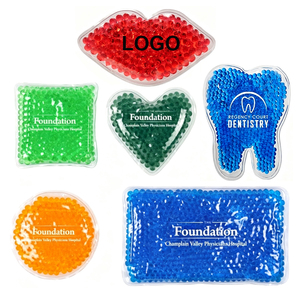 Compresse <span class=keywords><strong>de</strong></span> gel rafraîchissante personnalisée 10x10cm avec billes <span class=keywords><strong>de</strong></span> gel froides – Coussin <span class=keywords><strong>de</strong></span> refroidissement et compresse glacée - Product Image 1