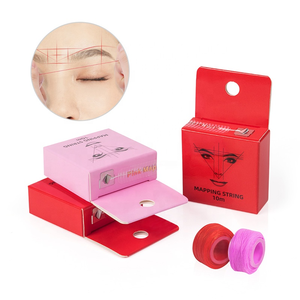 Preentintado blanco negro ceja mapeo hilo cadena Microblading suministros CEJA para maquillaje permanente ceja caja - Product Image 2
