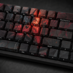 Özel LOL AATROX 68 Tuşlu PBT Boya Süblimasyonlu Yan Baskılı Tuş Başlıkları Mekanik Klavye için Cherry Profili - Product Image 2