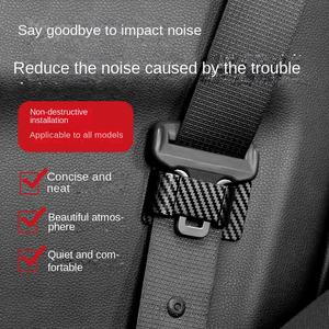 Stabilisateur universel <span class=keywords><strong>de</strong></span> ceinture <span class=keywords><strong>de</strong></span> sécurité pour voitures - Support <span class=keywords><strong>de</strong></span> rangement en ABS anti-<span class=keywords><strong>bruit</strong></span> avec pince <span class=keywords><strong>de</strong></span> positionnement à boucle réglable - Product Image 2