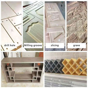 ماكينة راوتر CNC متعددة الرؤوس من شانشو معتمدة من CE مع برنامج NC Studio للخشب والبلاستيك، شفرات منشار مزدوجة، تغيير أدوات تلقائي، محرك سيرفو، طاولة تفريغ - Product Image 5