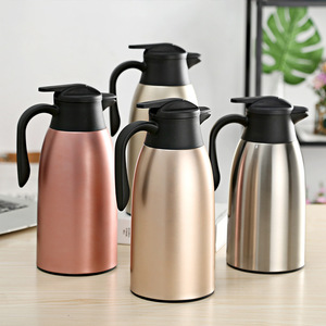 Termo de acero inoxidable color oro rosa/champán para café, regalo para amantes del café - Product Image 3