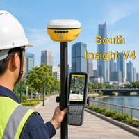 Récepteur GNSS RTK South Insight V4 International Module avec logiciel Survstar évolutif, 1698 canaux GPS RTK