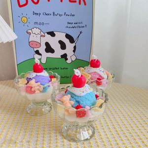 Bougie parfumée en forme de cornet de glace 2026, faite à la main, cadeau d'anniversaire créatif, décoration d'intérieur, nouveauté, bougie parfumée originale - Product Image 3