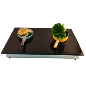 Piano cottura a induzione incorporato a 2 fuochi piano cottura a induzione a doppia induzione 4000W fornelli elettrici - Product Image 2