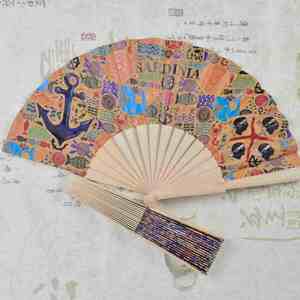 Abanicos Plegables Portátiles de Plástico con Logotipo Personalizado de Alta Calidad, Regalos Publicitarios Ecológicos de Estilo Chino con Bolsa OPP - Product Image 2