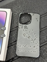Coque de téléphone en verre dépoli personnalisable pour iPhone 15 14 13 couverture de téléphone portable translucide de haute qualité