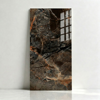Carreaux de sol en porcelaine effet marbre brillant poli, 1200 x 600 (60x120), pour villas haut de gamme - Vente en gros