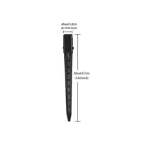 Lot de 20 pinces à cheveux en métal noir durables de 9 cm, type bec de canard, pour coiffure DIY et extensions capillaires