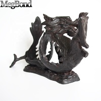 Figurine de dragon chinois antique en fonte pour la décoration de la maison et le Nouvel An chinois