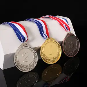 Médailles vierges en métal personnalisées, médailles de cyclisme émail sur mesure gravure laser 2D 3D logo course à pied sport médailles de natation/