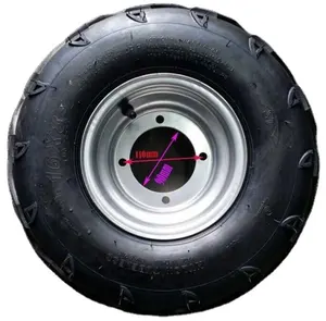 Ban 16x8-7 ban 16x8x7 ban Rim untuk ATV Quad Buggy Go Kart Taotao sepeda motor Trail ATV roda Rim