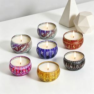 Coffret Cadeau de Bougies Parfumées Personnalisées avec Logo – Pot Premium pour Aromathérapie – Promotion Commerciale – Cérémonie Saisonnière – Lancement - Product Image 1