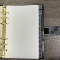 Système d'enveloppe d'argent de papeterie de budgétisation minimaliste 6 trous inserts en plastique givré planificateur A5 diviseur mensuel 12 onglets séparateurs