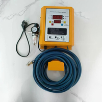 Hot Sale Automatic Digital Tire Inflator Simple Wall Mounted Metal Air Compressor Pressure Monitor 50-100Psi Yellow for
