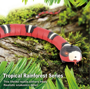 Infrared Induction Smart Sensing <strong>Snake</strong> <strong>Cat</strong> <strong>Toy</strong> with USB Realistic Simulation <strong>Snake</strong> <strong>Cat</strong> Interactive <strong>Toy</strong> for Kids Prank Props - Product Image 5