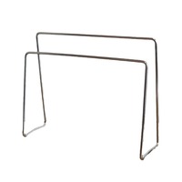 Étagère à chiffons moderne en acier inoxydable 304 épais à deux niveaux pour la cuisine, la salle de bain et le nettoyage.