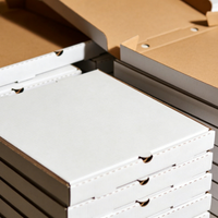Boîte à pizza à longue conservation de la chaleur, boîte en carton ondulé isolée pour la livraison de nourriture à emporter sur de longues distances, vente en gros