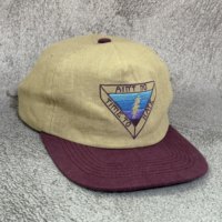 Casquette de baseball en chanvre RX Custom à 5 panneaux, couronne haute, broderie de lettres, visière violette contrastante, grand triangle, non structurée, pour sports de plein air