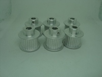 Rueda de polea de transmisión de aluminio de alta calidad T5 Tipo de diente 20 dientes 25mm Ancho de correa Material de aluminio Polea de distribución