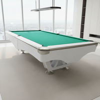 Table de billard professionnelle de haute qualité, prix de gros, 9 pieds, retour de balle de tournoi, plateau en ardoise, pieds en bois massif